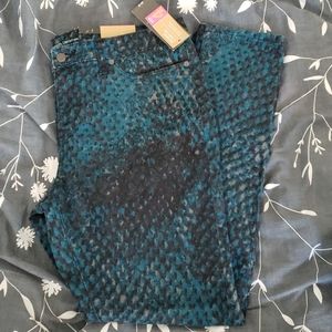 NWT Mossimo Snake Print Skinny Jeans Size 16